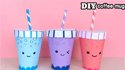 Diy Paper Coffee Mug Paper Crafts For School Easy Origami Paper