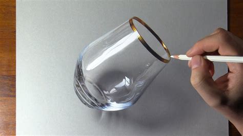 Hyperrealistic Drawing Of A Glass The Kid Should See This