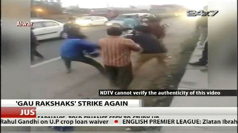 Cow Vigilantes Beat Muslim Man To Death In India World News Sky News