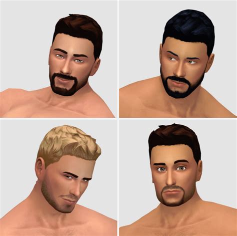 My Sims 4 Blog Horizon Hair For Males By Xldsims