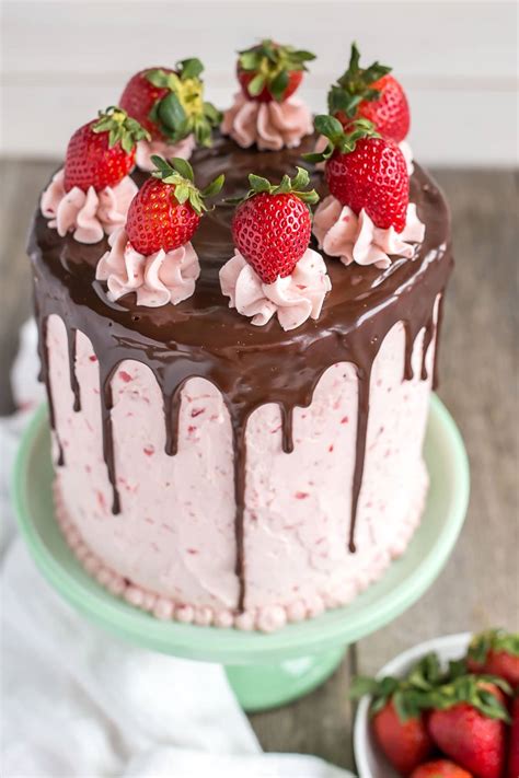 Check out our 27 strawberry recipes for easy summer desserts. Chocolate Strawberry Cake : Liv for Cake