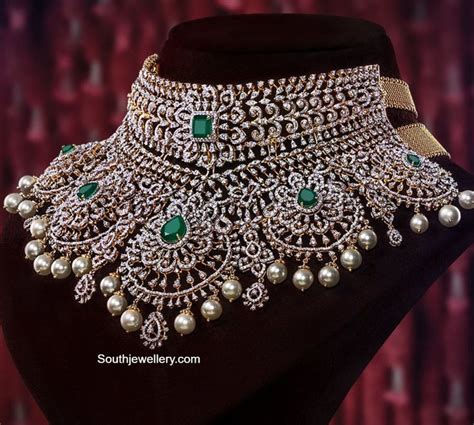 Pin By Arna On Diamond Jewelry Bridal Diamond Jewellery Bridal Diamond Necklace Diamond