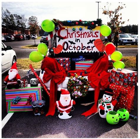 Put a partridge in a cage on the back of the car sitting on the trunk. Trunk or Treat? 15 Halloween Car Decoration Ideas - CARFAX