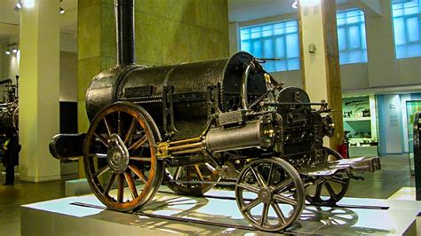 As the leading engine of its day. London - Stephenson's Rocket Locomotive, Science museum ...