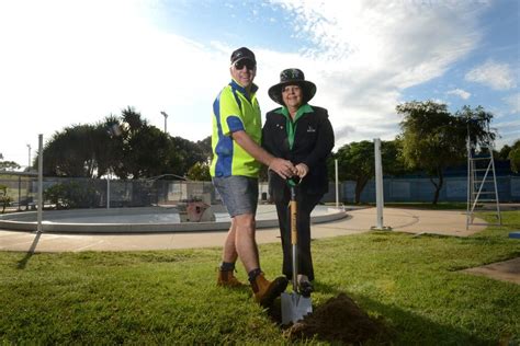 work gets underway on long awaited aquatic centre the courier mail