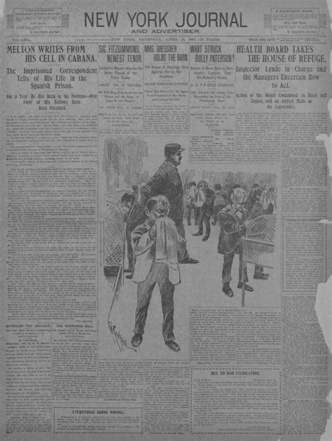 New York Journal And Related Titles 1896 To 1899 Available Online