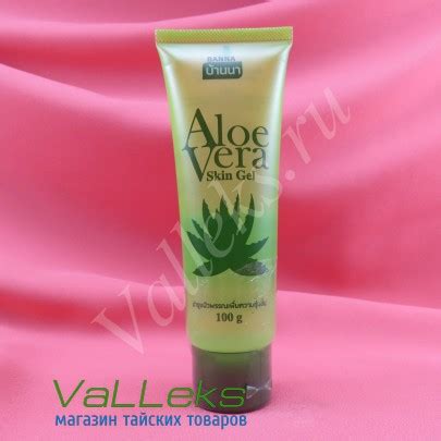 Натуральный гель алоэ вера для лица и тела Banna Aloe Vera Skin Gel ...