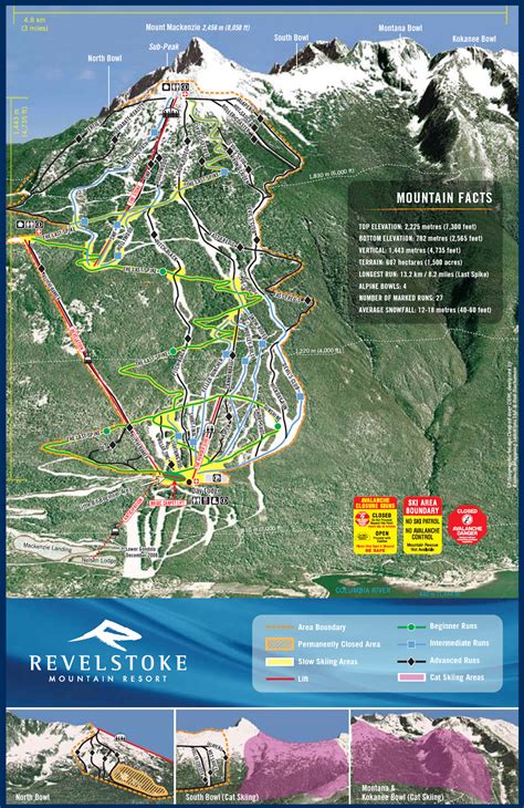 Revelstoke Ski Trail Map Revelstoke Bc Mappery