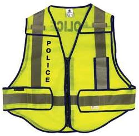 Basic Mesh Police Incident Command Vest Safety Imprints