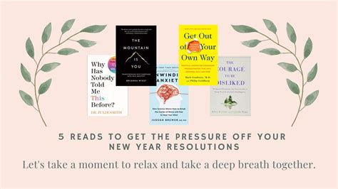 5 Books To Ease The Pressure Of Your New Years Resolutions Bookstr