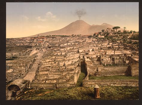 Filegeneral View And Vesuvius Pompeii Italy Lccn2001700924