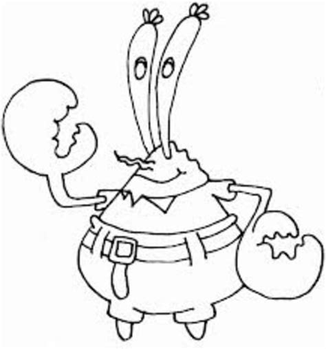 Download and print free spongebob squarepants and mr. Mr Krabs Coloring Pages For Kids >> Disney Coloring Pages