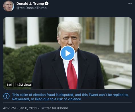 President Donald Trump permanently suspended from Twitter 'due to the 