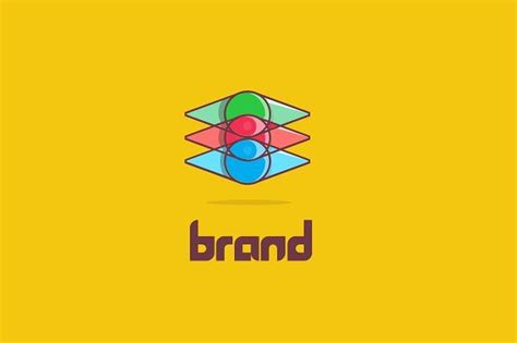 Color Split Logo | Free fonts download, Logo templates, Business card logo
