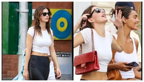 Leonardo Dicaprios Ex Girlfriend Camila Morrone Steps Outside In Style