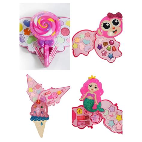Make up awan ala chantika. Mainan make up cosmetik karakter lucu 2 tingkat | Shopee ...
