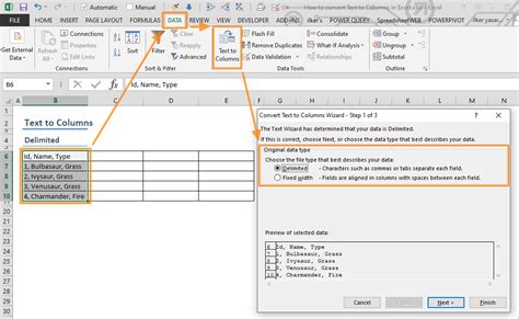 Text To Columns Excel