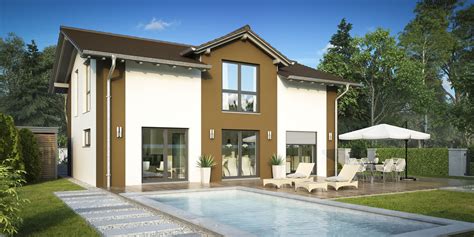 Ein fast quadratischer grundriss von 10 65 x 11 00 metern. HELMA Haus Trient