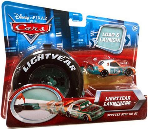 Mattel Disney Pixar Cars Lightyear Launchers Sputter Stop No 92 155