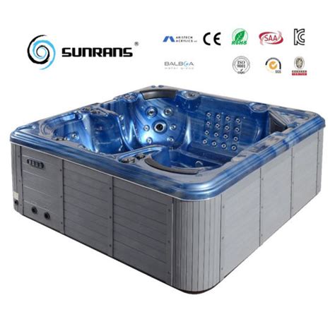 china 2016 new design balboa control acrylic whirlpool massage jacuzzi hot tub outdoor spa