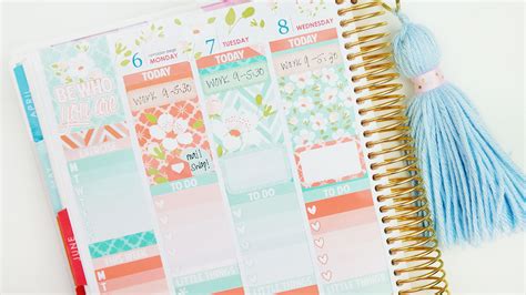 For Use With Erin Condren Life Planner And Happy Planner Space Planner