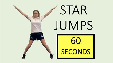 Star Jumps 60 Seconds Youtube