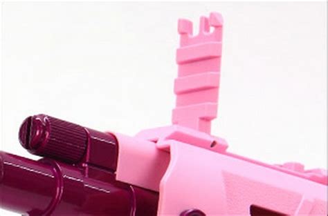 Gandg Pink Femme Fatale Ff26 Blowback M4 Integrated Flashlight And Laser Airsoft Gun