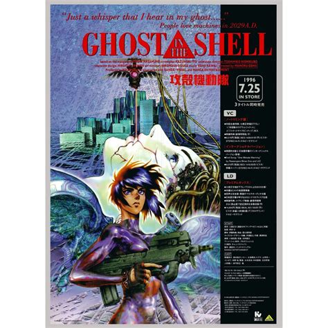 Original Ghost In The Shell Anime Poster
