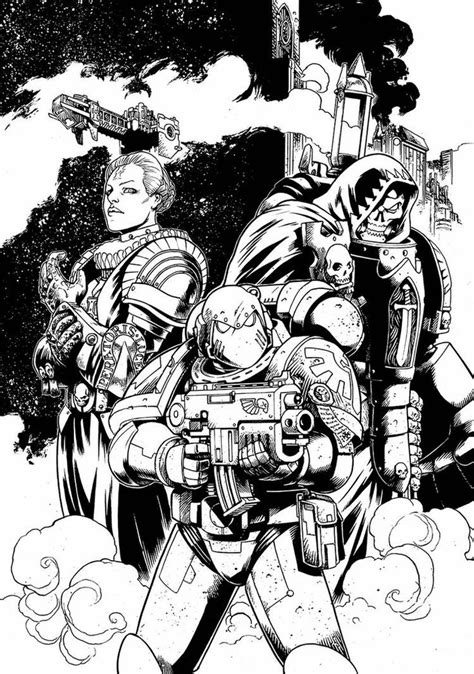 Warhammer 40000 Will Of Iron Cover 1 Inks By Spacefriend T On