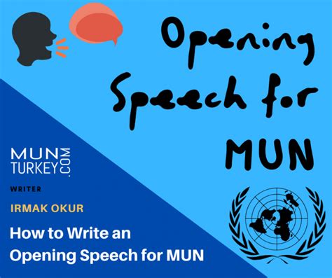How To Write An Opening Speech For Mun By Irmak Okur