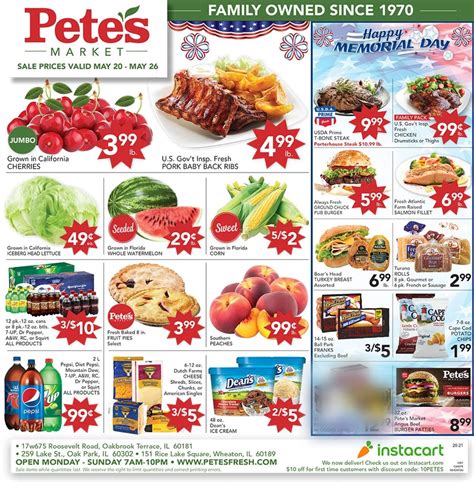 What would you like to do? Pete's Fresh Market Ad Circular - 05/20 - 05/26/2020 | Rabato