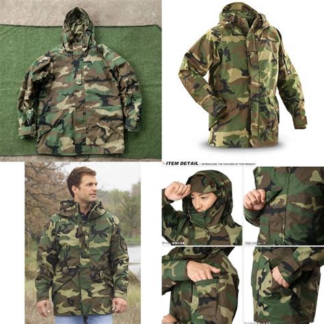 Ecwcs Gen 1 I Woodland Camouflage Cold Weather Goretex Parka Us Army