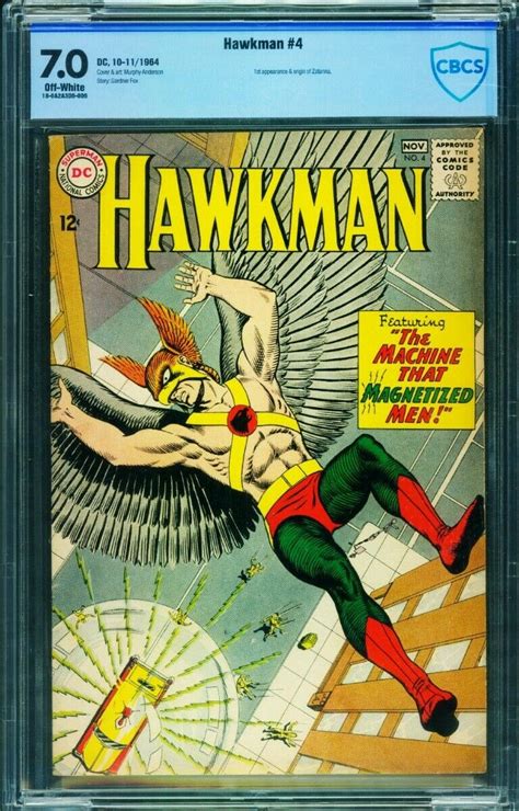 Hawkman 4 1964 Cbcs 70 1st Zatanna Justice League Dark Comic