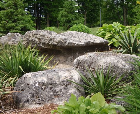 Weathered Limestone Boulders Mossy Rock Specimen Rocks