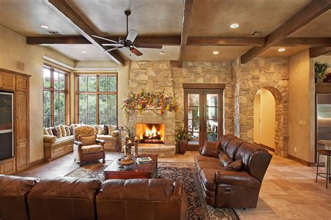 Texas Hill Country Style Rustic Living Room Austin By Jennifer