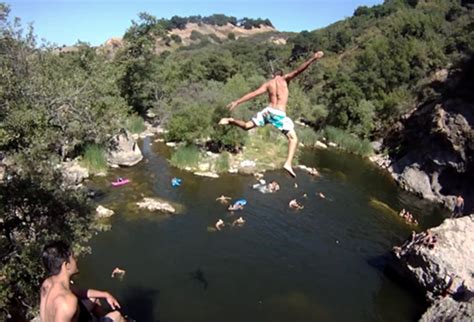Top 5 Cliff Diving Spots In Southern California Cliff Diving Rock