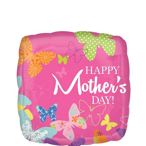 Pink Happy Mothers Day Balloon 17in X 17in Party City