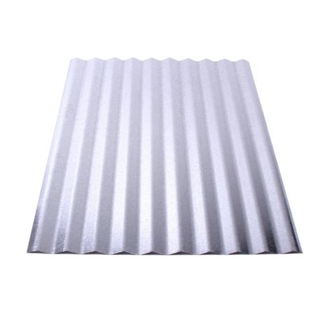 Union Corrugating 216 Ft X 8 Ft Corrugated Silver Steel Roof Panel In
