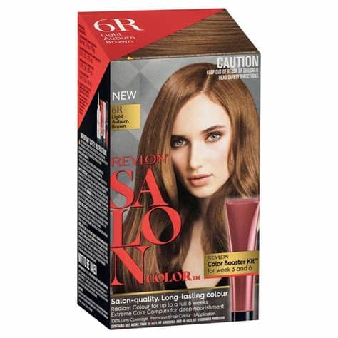 Or stop by our salon to book an appointment with one of our talented hairstylists. Buy Revlon Salon Hair Color 6R Light Auburn Brown Online ...