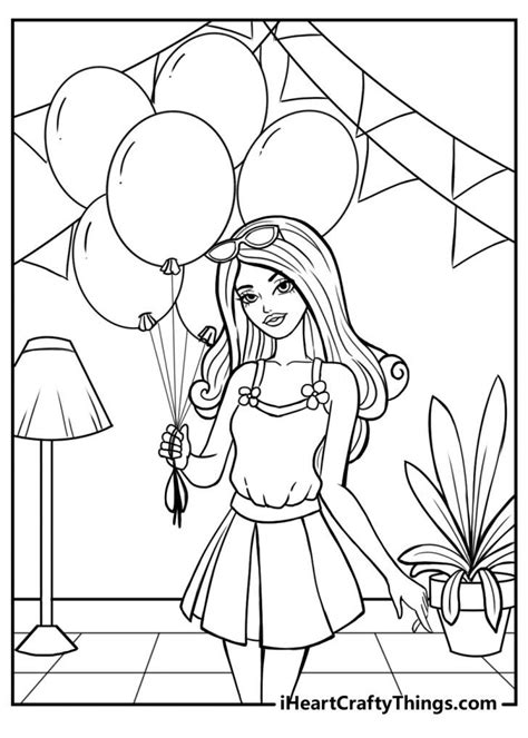 Barbie Coloring Pages Free Printables