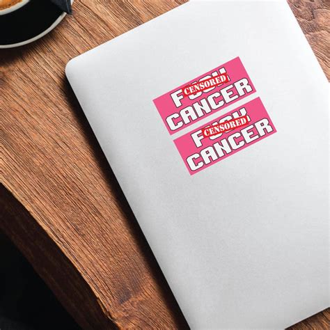 2x Cancer Sticker Decal Funny Stickers Sticker Collective