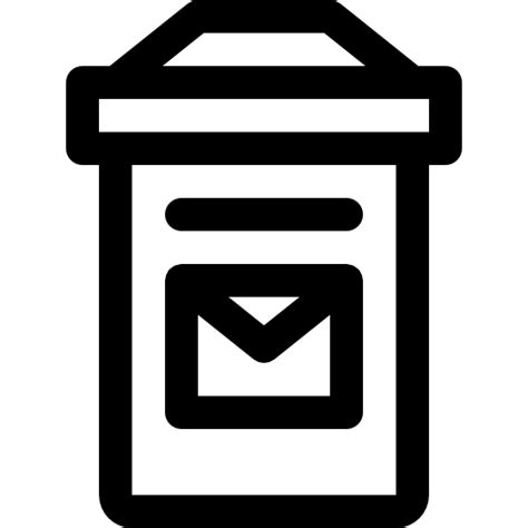 Postbox Pixel Perfect Lineal Icon