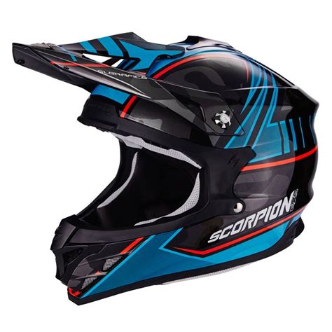 Leggeri e sicuri, ti permettono di avere sempre tutto sotto controllo, anche nelle situazioni più difficili e riescono ad offrire un ottimo contatto con il collare per motocross. Casco de motocross Scorpion Exo VX-15 EVO AIR - MIRAMAR ...