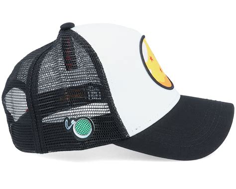 Submission guidelines submitted content should be directly related to dragon ball, and not require a title to make it relevant. Dragon Ball Z Four Star Ball White/Black Trucker - Capslab caps - Hatstoreworld.com