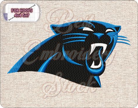 Black Panther Stitch Filled Embroidery Design Machine Etsy