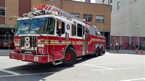 Fdny Ladder 8 Ghostbusters Returning To Their Temporary Home At