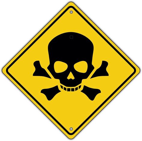 Skull Hazard Symbol