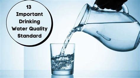 Drinking Water Quality Standards Who Guidelines 2024