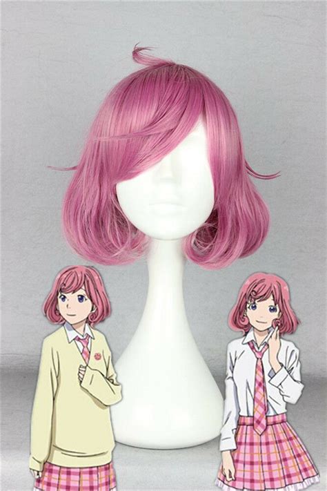 Anime Noragami Ebisu Kofuku Cosplay Short Pink Women Heat Resistant