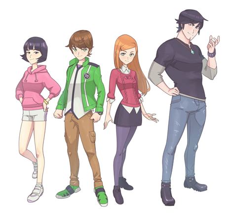 This is a list of characters in the universe of the ben 10 franchise ranging from ben 10, ben 10: Ben 10 character redesign by Lysergic44 on DeviantArt